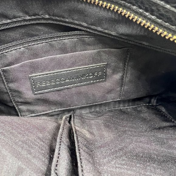 Rebecca Minkoff Black Leather Regan Satchel - Picture 9 of 16